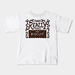 Chocolate biscuit Kids T-Shirt